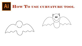 How to use curvature tool in Adobe Illustrator - Draw curves lines with curvature tool | Graphics