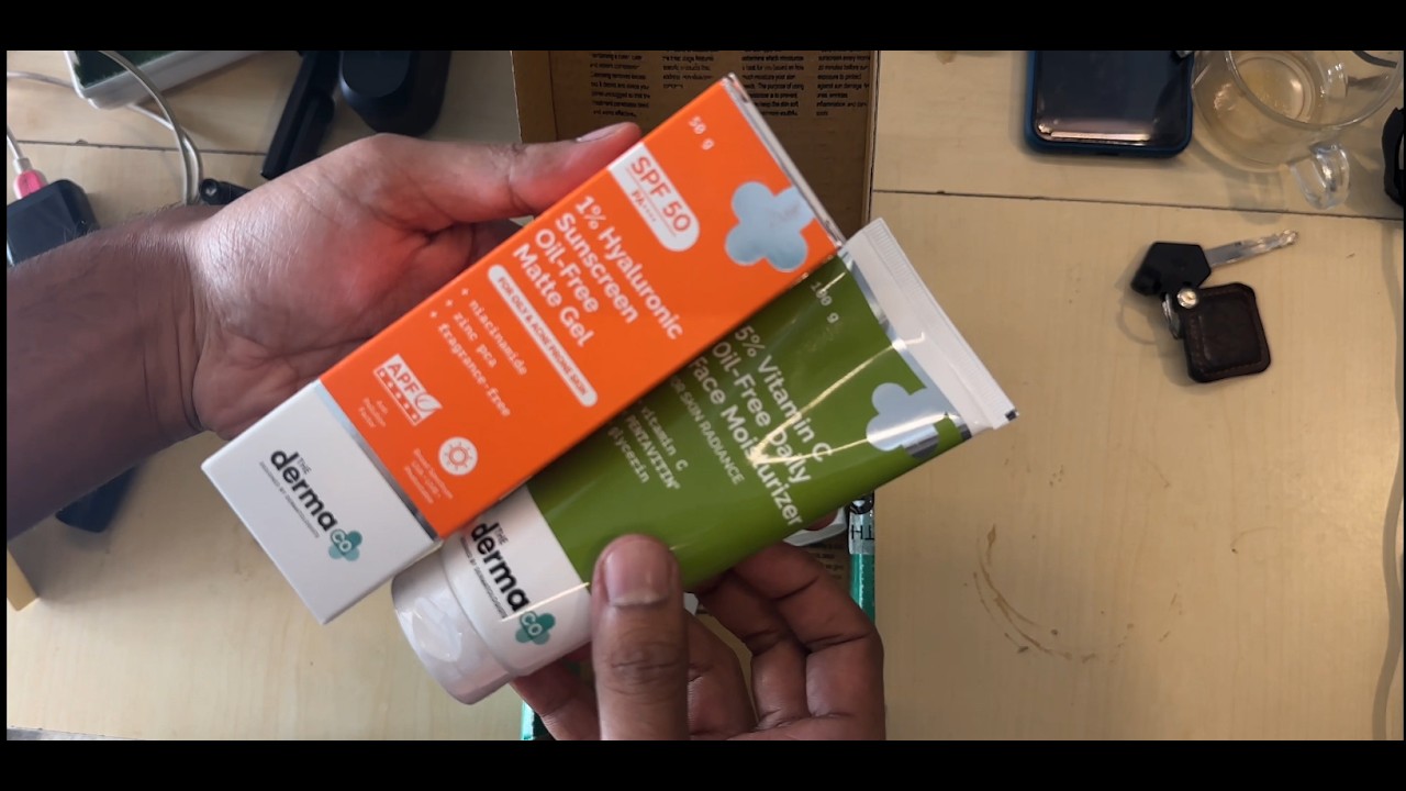 The Derma Co Moisturizer & Sunscreen Unboxing | Honest Review + First Impressions