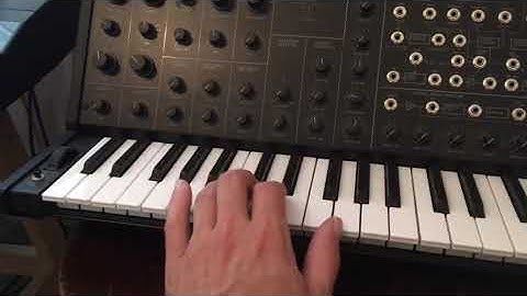 Korg MS 20 mini tuning problems