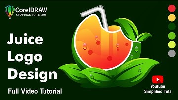 Juice Logo Tutorial | CorelDraw Tips & Tricks with Ashish Rastogi | Simplified Tuts