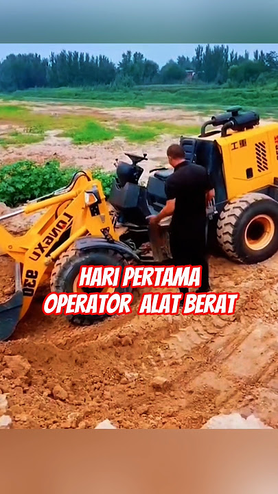 First experience as a heavy equipment operator #beko #excavator #heavy equipment