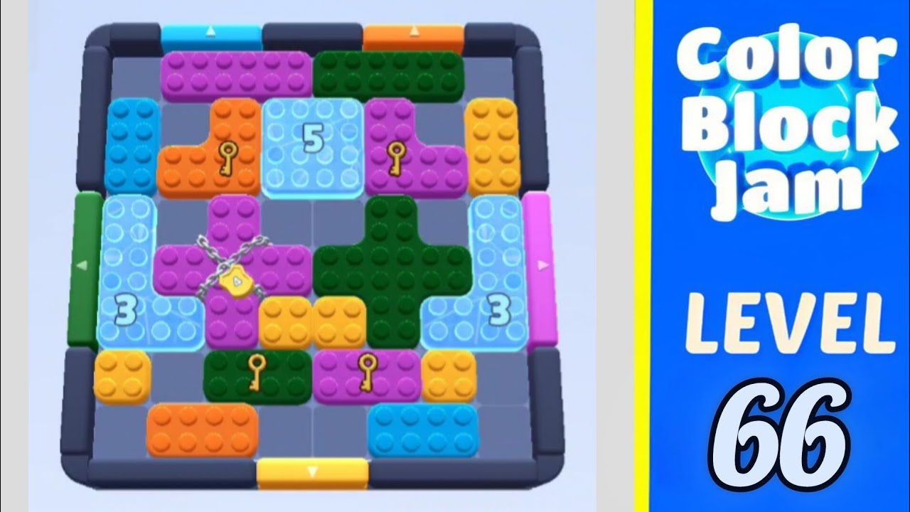 Color Block Jam Level 66 Walkthrough Solution - YouTube