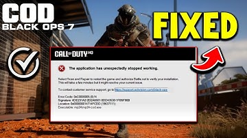 How To FIX COD Black Ops 7 Crash Error 0xC0000005 (cod.exe) | 100% Working 2025
