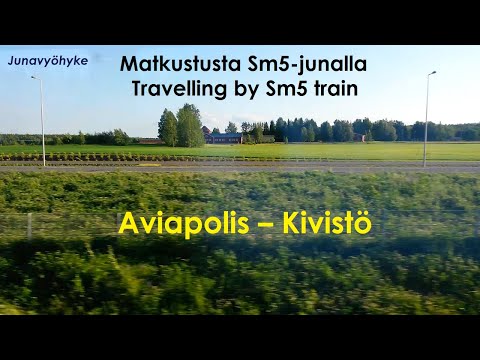 Matkustusta Sm5:lla Aviapoliksesta Kivistöön | Traveling By Sm5-train From Aviapolis To Kivistö