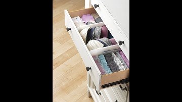 Review:  Whitmor Adjustable Drawer Dividers, Includes 2 Dividers