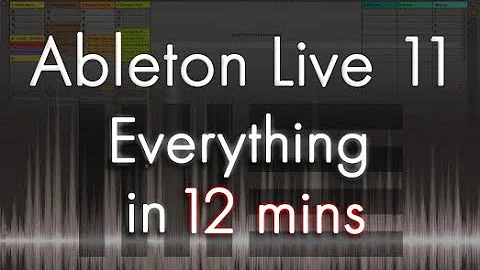 Ableton Live 11 - Tutorial for Beginners in 12 MINUTES!  [ COMPLETE ]