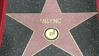 'N Sync reunites to receive a star on the Hollywood Walk of Fame