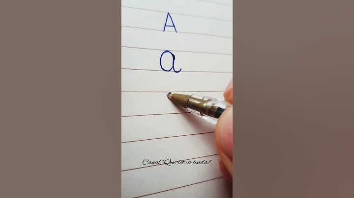 Três formas de escrever a letra "A"/ letra cursiva e letra de forma #caligrafia #calligraphy #shorts