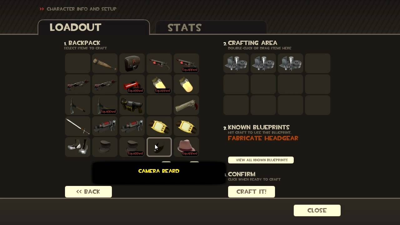 TF2 - Crafting a hat