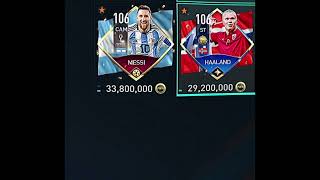 haaland vs Messi FIFA MOBILE CARDS.