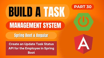 Task Management System Spring Boot, Angular | Creating Update Task Status API Call for Employee |#30
