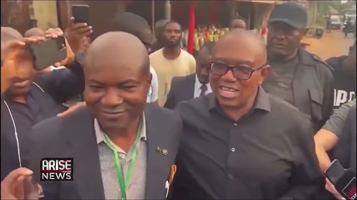 PETER OBI RECEIVES ROUSING WELCOME AS HE ARRIVES POLLING UNITS
