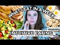 WHAT I EAT IN A WEEK #9 | intuitive eating [ALL food is good food!]