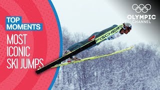 Top 5 most iconic Olympic Ski Jumps | Top Moments