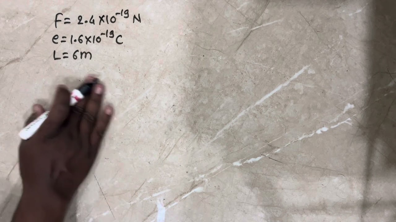 6. An electron in potentiometer wire experiences a force 2.4 x10^-19 N. The length of potentiometer