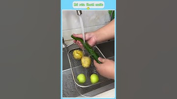 🧺 Giỏ inox rổ rá thông minh – Co giãn lắp mọi bồn rửa, bền đẹp tiện lợi! #giadungtienich #xuhuong