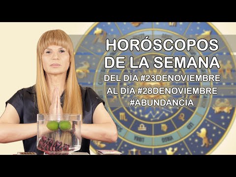 Horoscopos de la Semana  del dia #23deNoviembre al dia #28deNoviembre #mhonividente