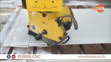 CNC STONE 5 Axis Multi Function Stone Bridge Saw Cutting Machine