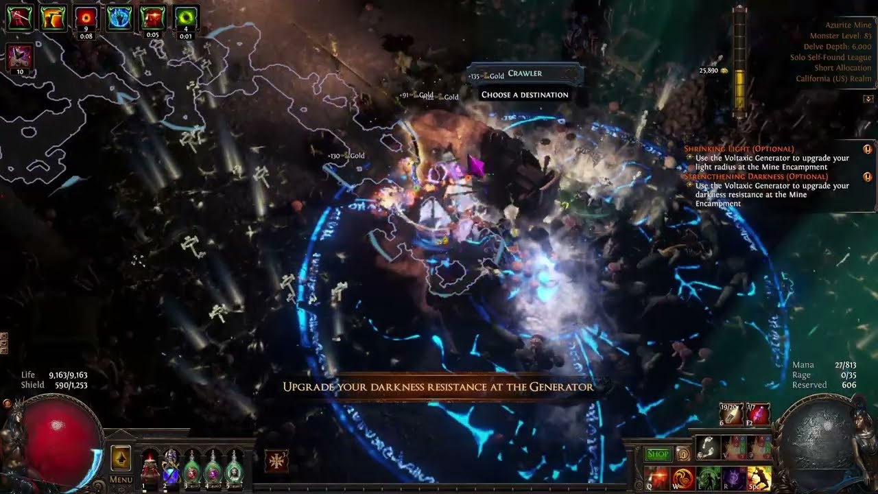 Достижение 6000 очков в режиме Delve в SSF + демонстрация билдов | SSF Standard 3.27