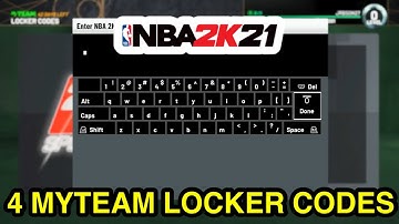 4 ACTIVE LOCKER CODES IN NBA 2K21 MY TEAM | ACTIVE LOCKER CODES