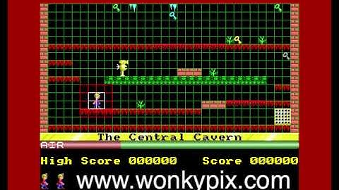 Manic Miner Remake Collision Detection Test