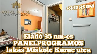 Eladó 35 M2-Es Első Emeleti Panelprogramos Lakás Miskolcon A Kuruc Utcában