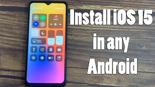 How to install iOS 15 in any Android | iOS on Android | Complete iOS Look screenshot 4