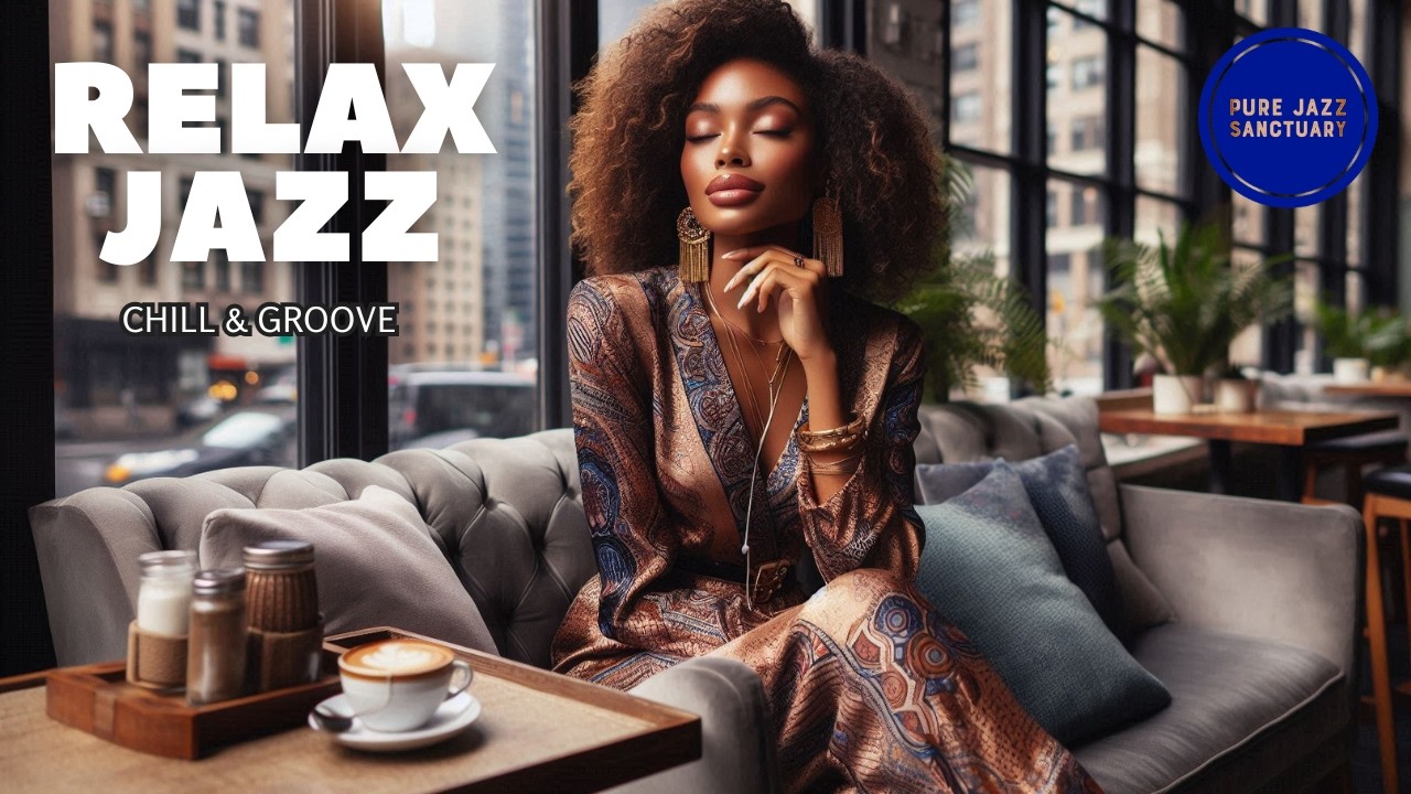 RELAX JAZZ ☕ SOFT COFFEE SHOP AMBIENCE WITH WARM LIGHTING AND PEACEFUL ...