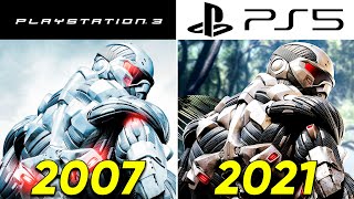 Evolution of CRYSIS PlayStation Games (2007-2021)