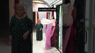 normally v/s Indian TV serial #funny #comedy #youtubeshorts #funnyshorts