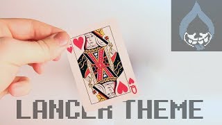 DELTARUNE - lancer overworld theme using a deck of cards 🃏