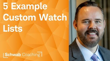 Building Watch Lists on thinkorswim: 5 Common Lists for Traders | Getting Started with thinkorswim®