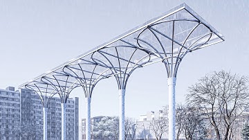 MODERN CANOPY | SKETCHUP MODELING