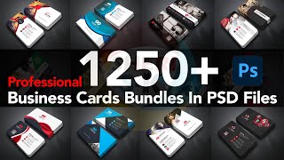 1250+Professional Business Cards In PSD Files Mega Card Bundle Sheri Sk