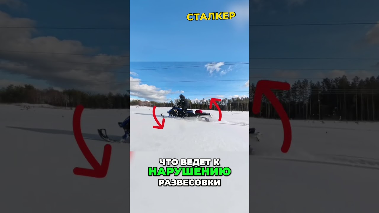Почему МОЩНЫЙ двигатель снегохода — плохая идея?