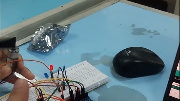 Rangkaian menggunakan Sensor Rotary Encoder