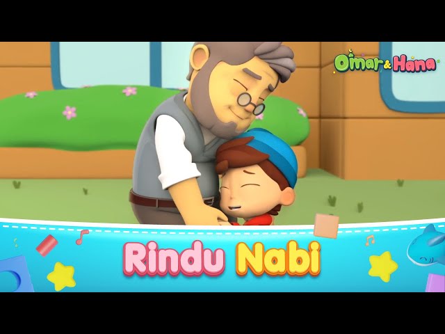 Omar u0026 Hana | Rindu Nabi | Lagu Kanak-Kanak Islam class=