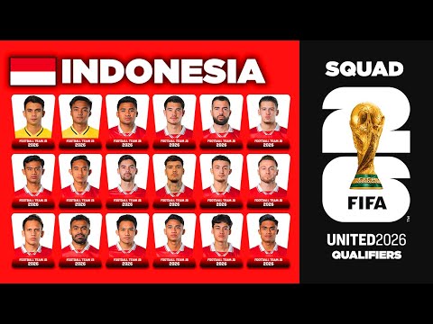 DAFTAR SKUAD RESMI TIMNAS INDONESIA KUALIFIKASI PIALA DUNIA 2026 - FIFA MATCHDAY VS VIETNAM