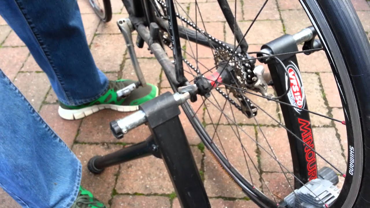 Fixing a bike in a turbo trainer YouTube