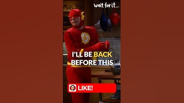 ⚡ "The Flash Sheldon" | The Big Bang Theory #funny #comedy #dc