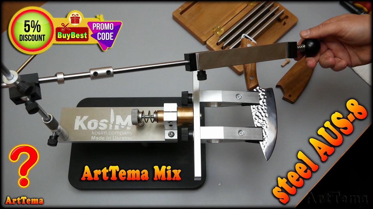 Professional sharpening knife made of AUS8 steel = Best knife