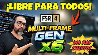 Lo que NVIDIA y AMD no te dieron: Multi Frame Generation x6 ¡PARA TODOS!