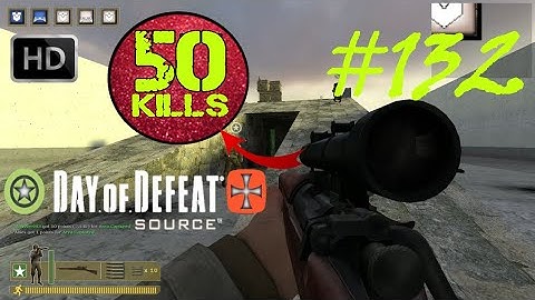 Day of Defeat Source -GREAT SNIPER PLAY/50 KILLS 🎯 - Gameplay #132 [1080p60FPS]