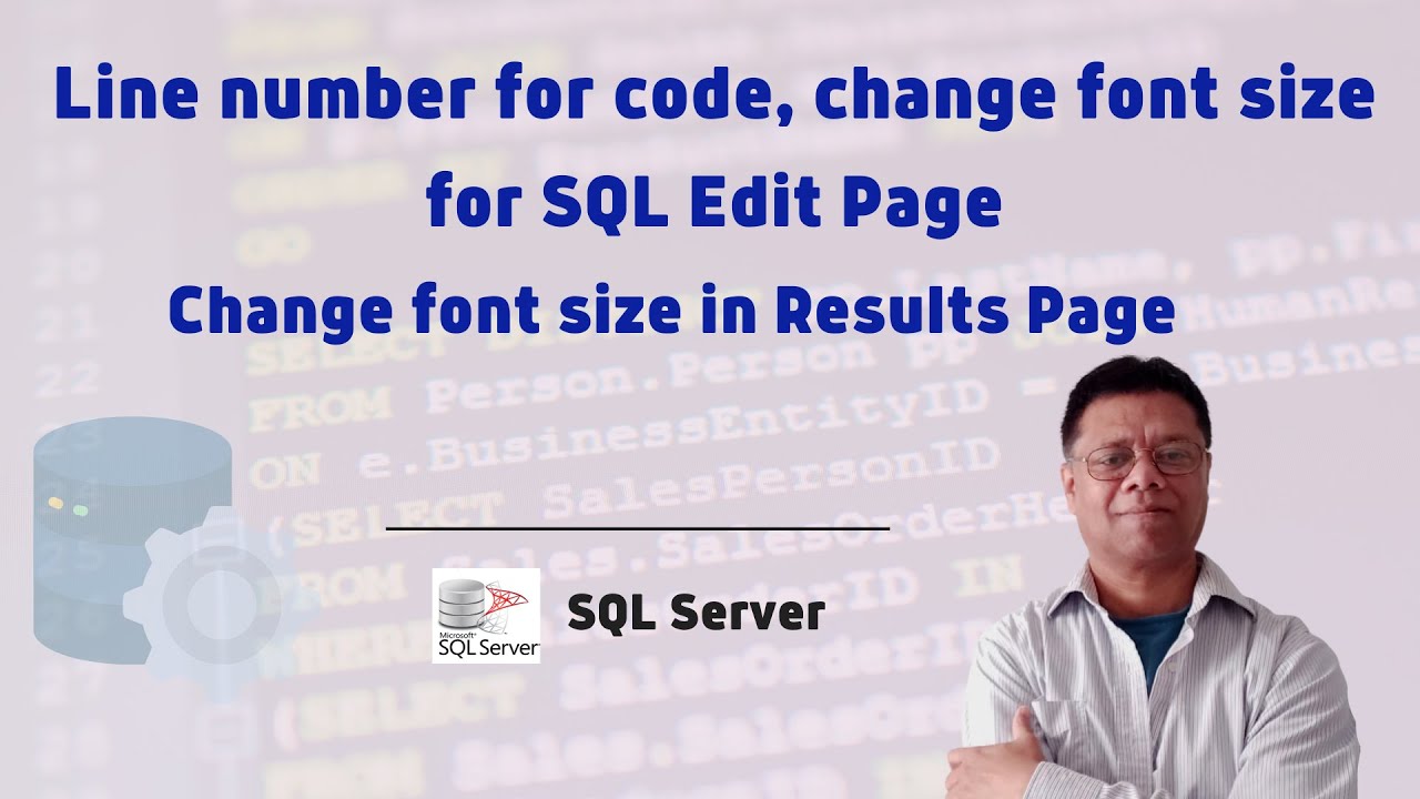 How to create line numbers, font size & change the font size on the ...