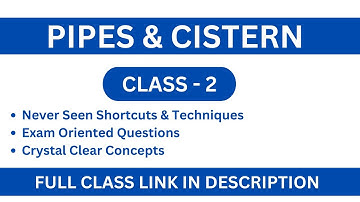 PIPES AND CISTERN | SHORTCUT TRICKS | EXAM ORIENTED QUESTIONS | #sbipo2023 #sbiclerk #ssccgl #ssc
