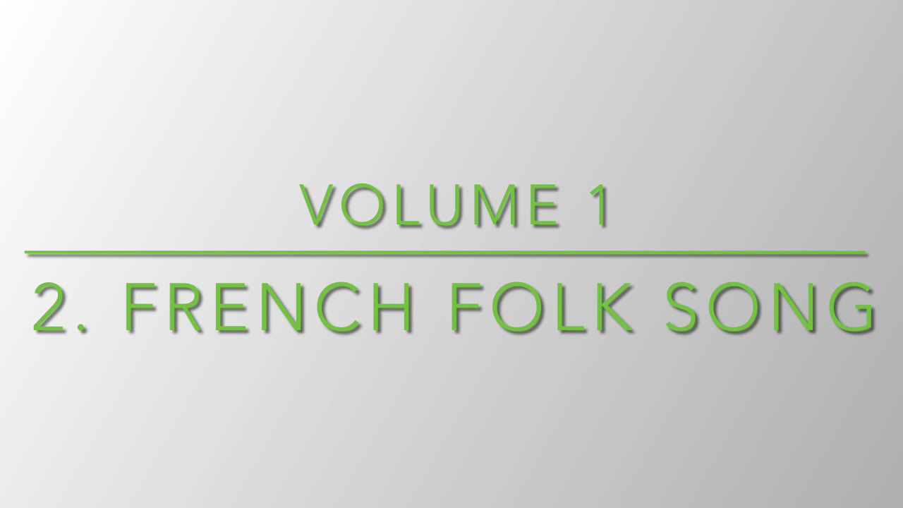 2. French Folk Song (All Parts) - Volume 1 - Ensembles for Cello - Suzuki