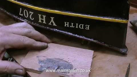 A MODEL STEAM BOAT NAMED EDITH - PART #11