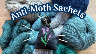 Protecting My Yarn Stash with Handmade Sachets (Made From Scraps!)