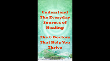 The 6 Best Doctors Always by Your Side to Help You Thrive - Understand Everyday Sources of Healing