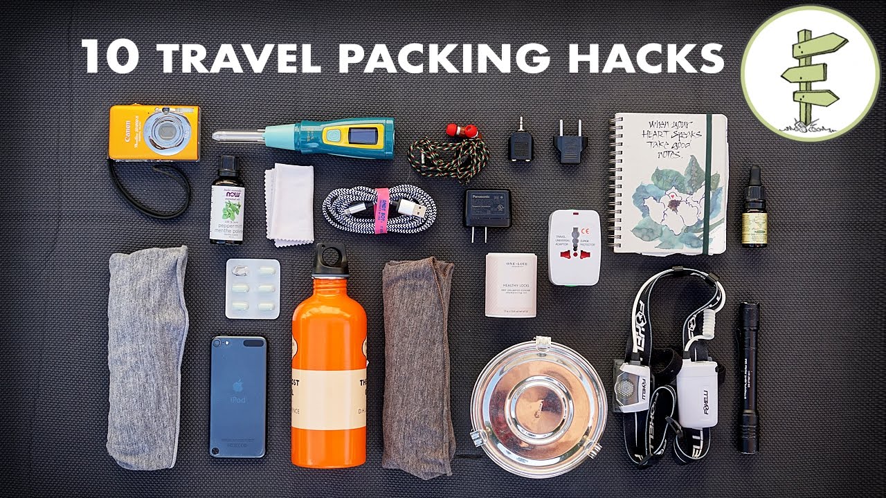 10 Essential Travel Packing Tips & Hacks - Minimalist Traveling - YouTube